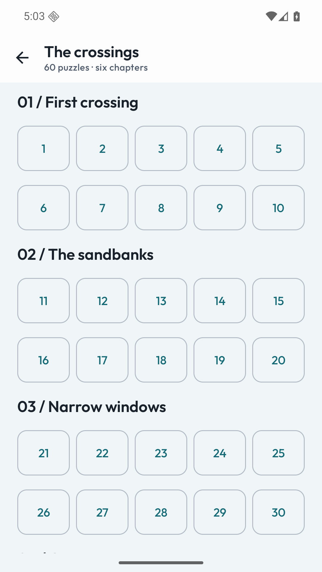 Sixty crossings to explore in Tidegrid